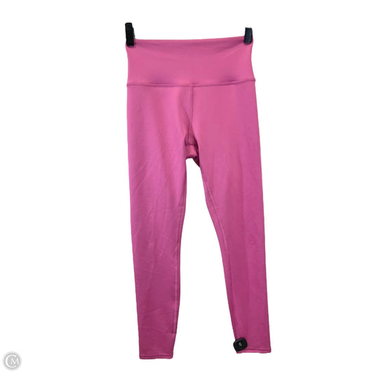 Athletic Leggings By Alo In Pink, Size: M