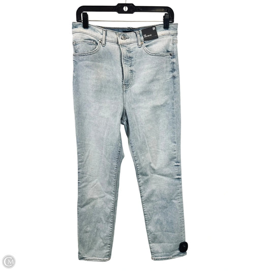 Jeans Skinny By Express In Blue Denim, Size: 8