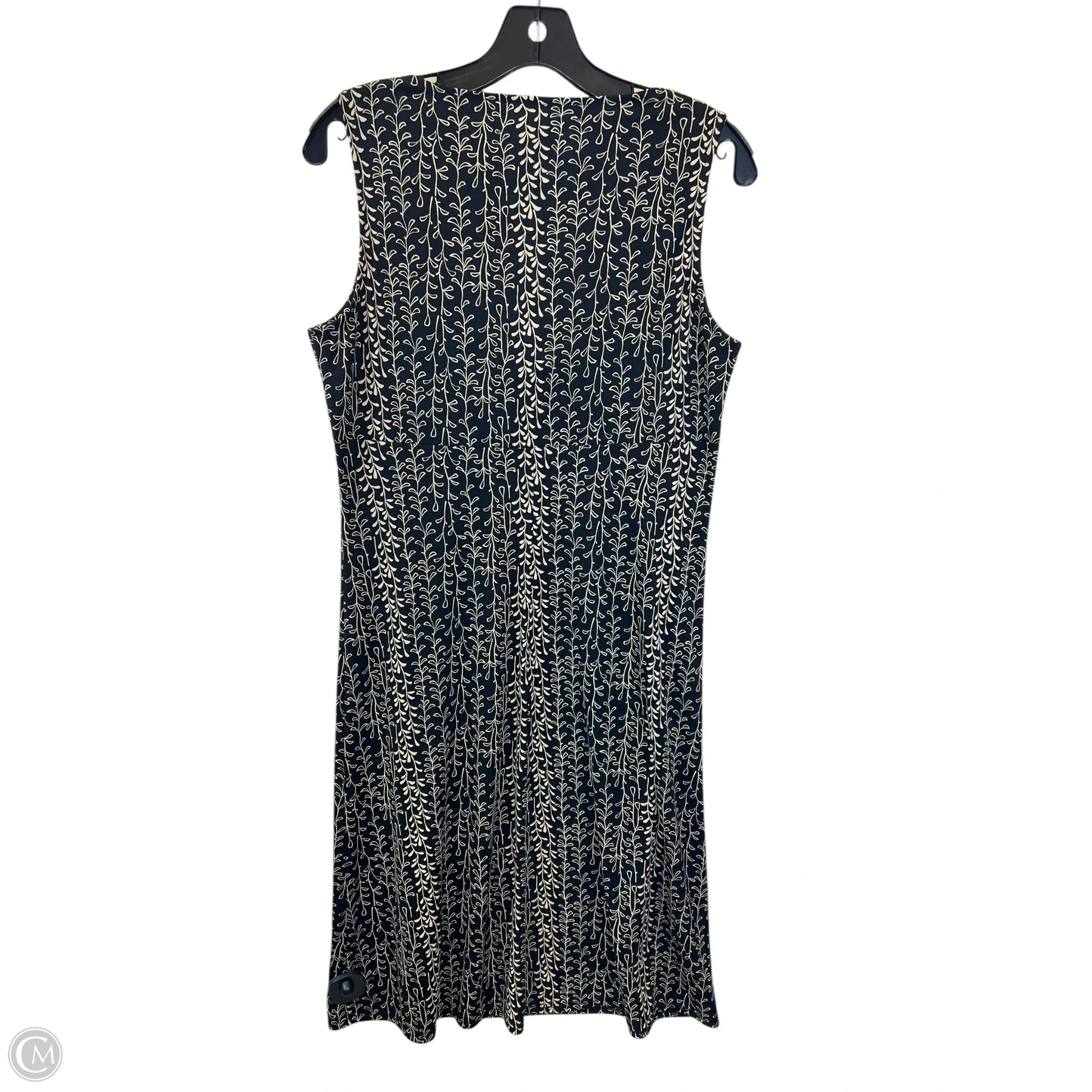 Dress Casual Midi By Max Studio In Black & Cream, Size: M Clothes Mentor Rochester Hills MI #311 Dress Casual Midi By Max Studio In Black & Cream, Size: M Clothes Mentor Rochester Hills MI #311