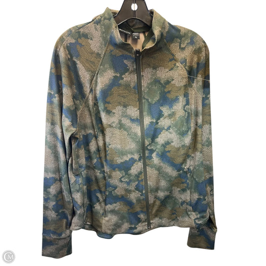 Athletic Jacket By Athleta In Camouflage Print, Size: Xl
