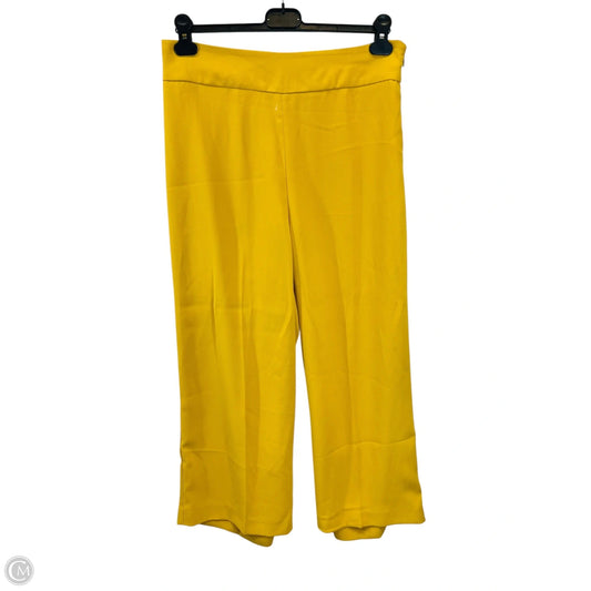 Pants Wide Leg By Express In Yellow, Size: 12
