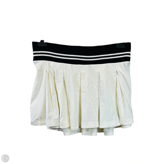 Skirt Mini & Short By Daily Practice By Anthropologie In Black & White, Size: L