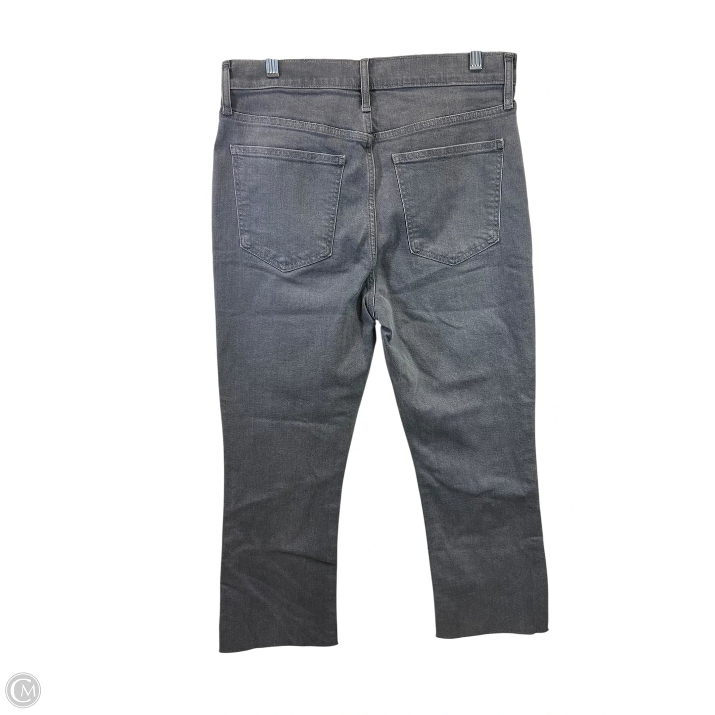 Jeans Straight By Gap In Grey Denim, Size: 8