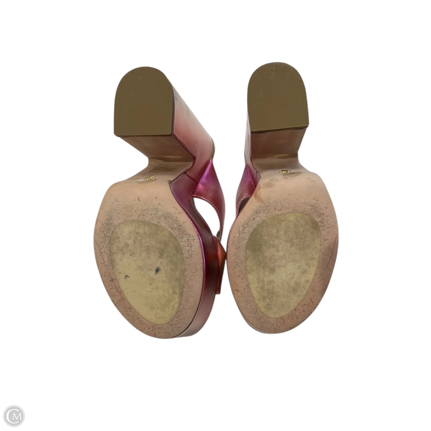 Sandals Heels Block By Stuart Weitzman In Multi-colored, Size: 7