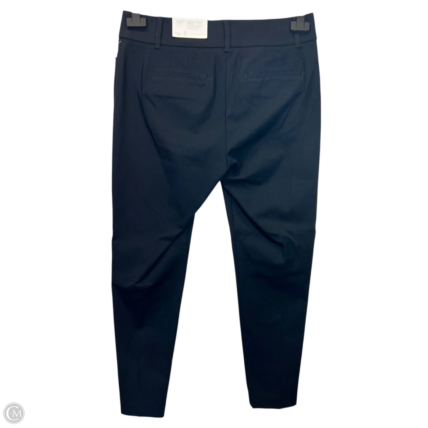 Pants Cropped By Loft In Black, Size: 8