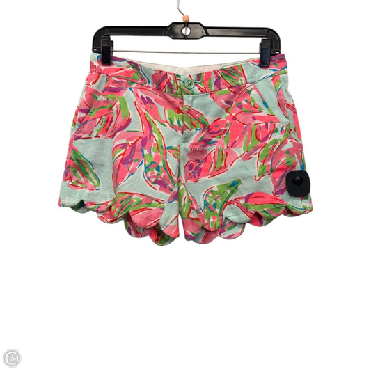 Shorts By Lilly Pulitzer In Green & Pink, Size: Xxs