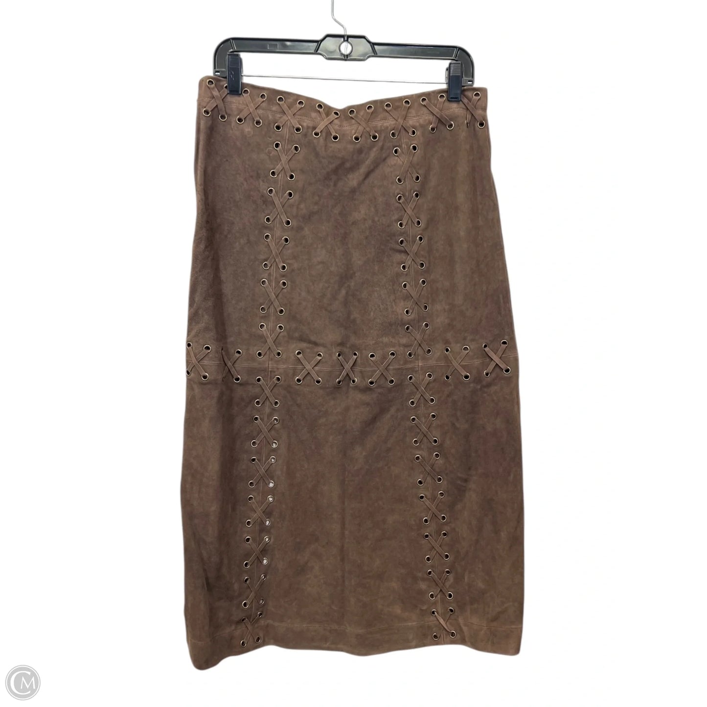 Skirt Designer By Re/done In Brown, Size: 4