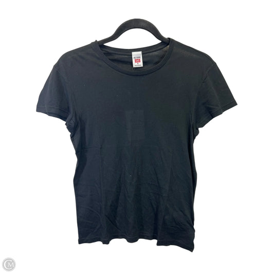 Top Short Sleeve Designer By Re/done In Black, Size: M