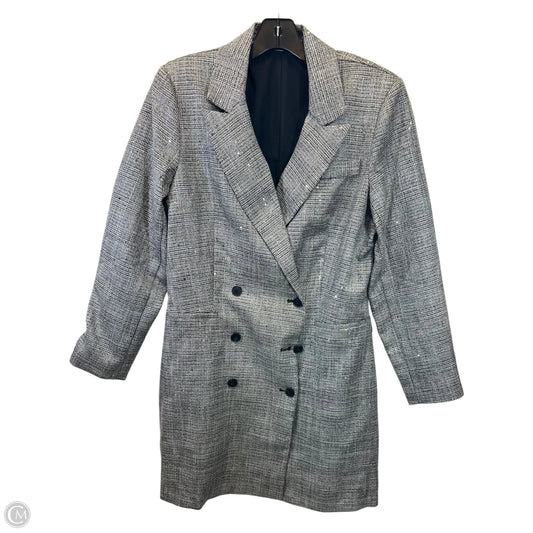 Dress Casual Midi By Express In Grey, Size: L