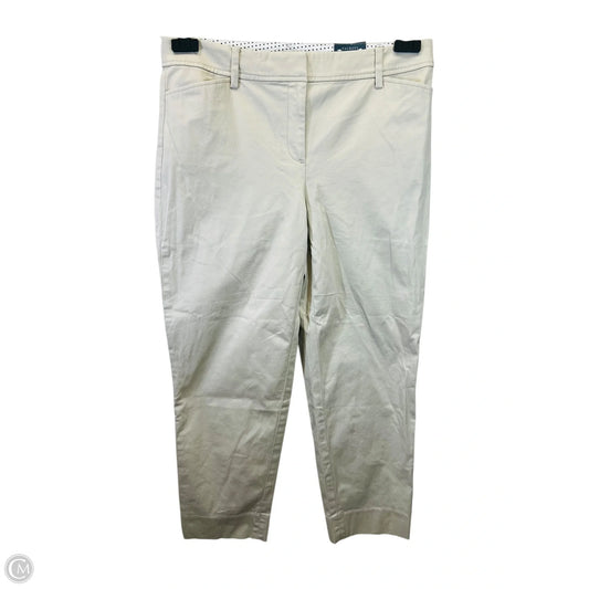 Pants Cropped By Talbots In Tan, Size: 8