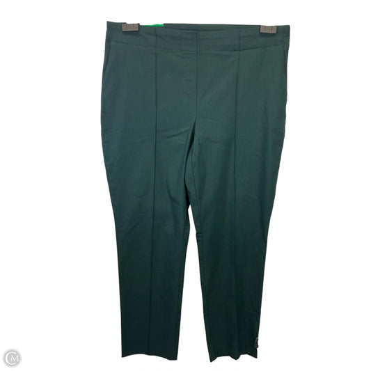 Pants Cropped By Hilary Radley In Green, Size: Xl