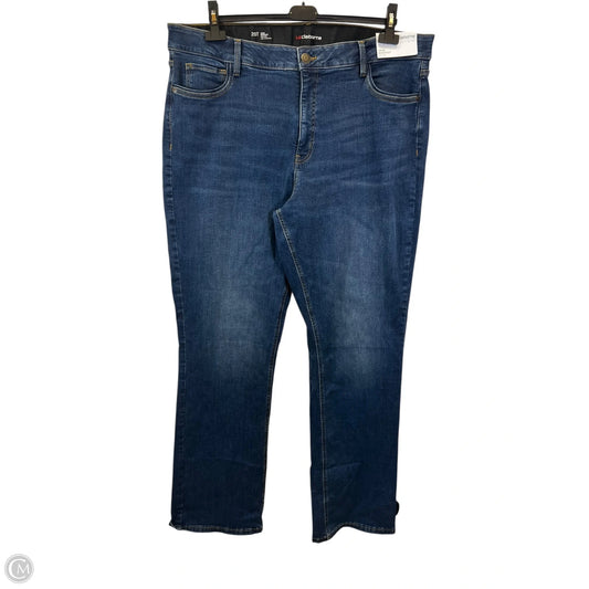 Jeans Boot Cut By Liz Claiborne In Blue Denim, Size: 20