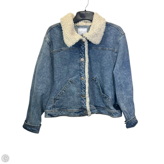 Jacket Denim By Celebrity Pink In Blue Denim, Size: 2x