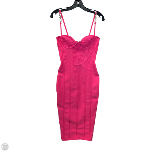 Dress Casual Midi By Fashion Nova In Pink, Size: Xs
