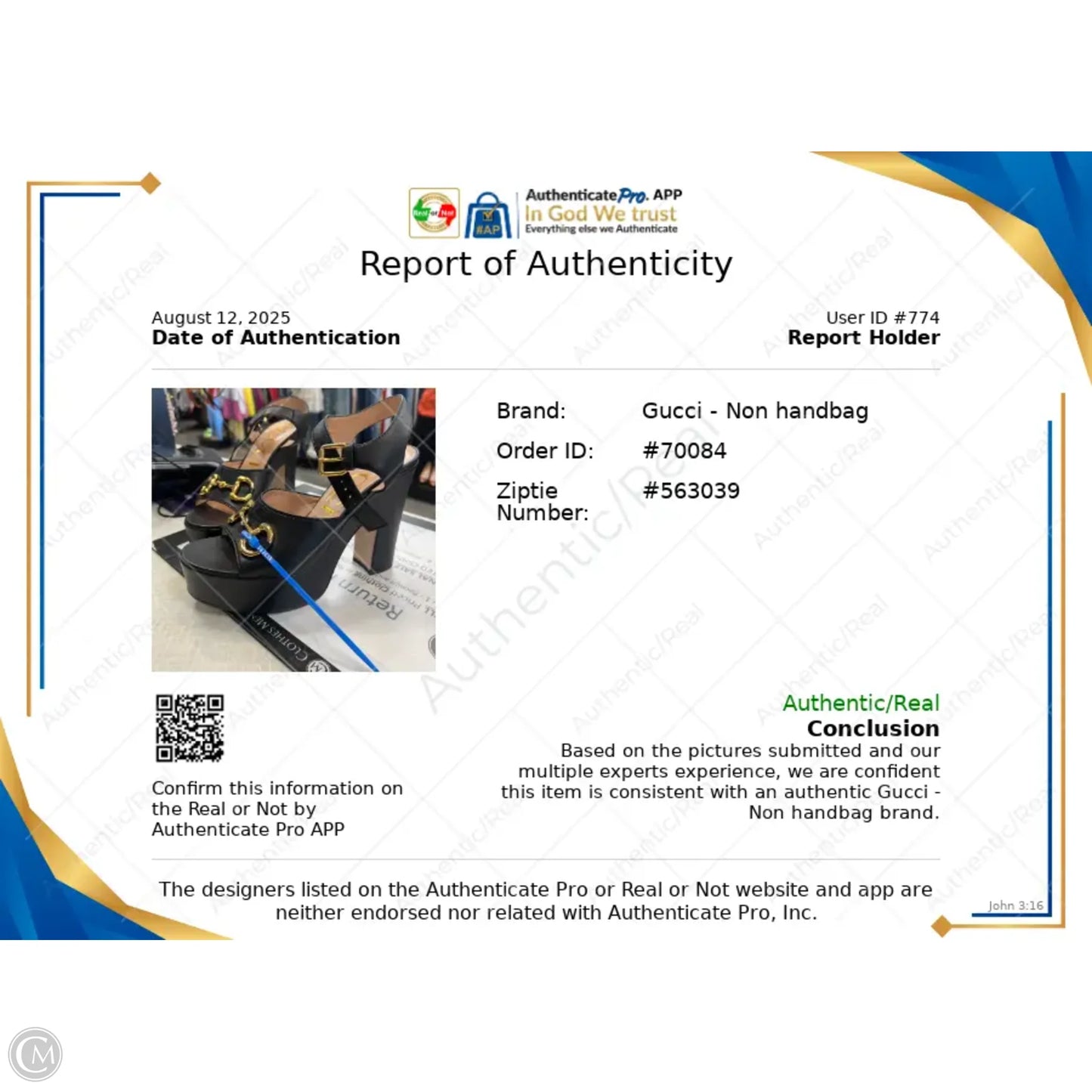 Sandals Luxury Designer By Gucci In Black & Gold, Size: 10.5