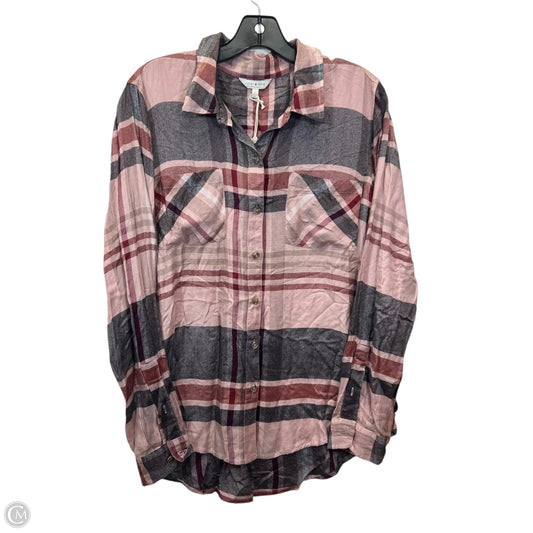 Top Long Sleeve By Lucky Brand In Pink, Size: L