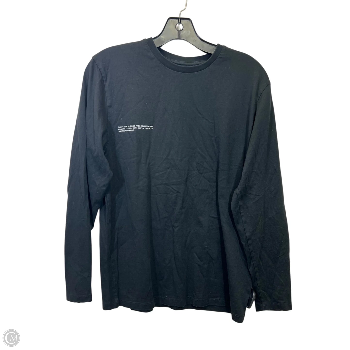 Top Long Sleeve Basic By Pangaia In Black, Size: Xxs