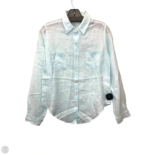Top Long Sleeve By Lilly Pulitzer In Blue, Size: Xs