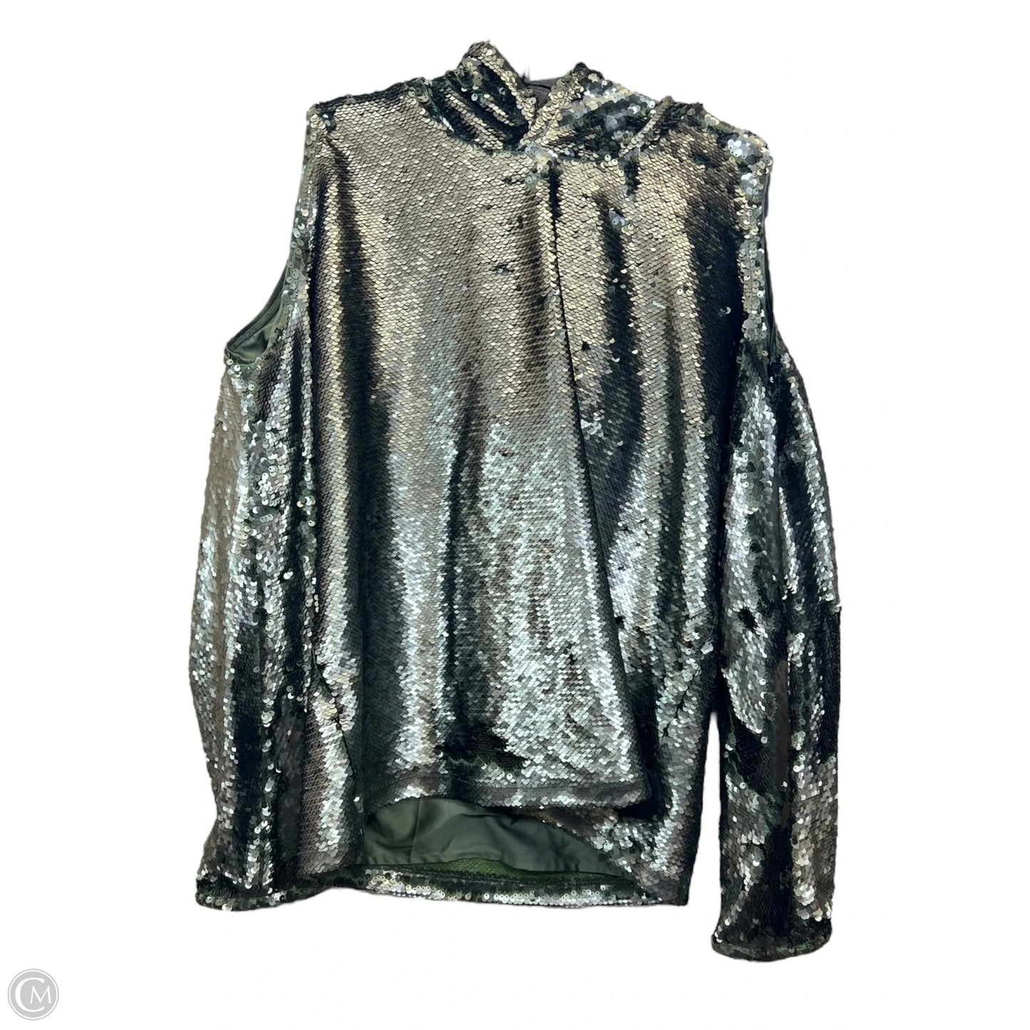 Sweatshirt Designer By Felt In Green, Size: L