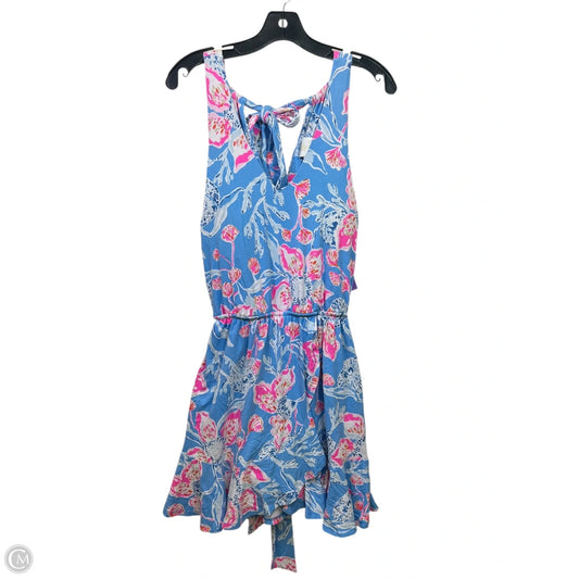 Dress Casual Short By Lilly Pulitzer In Blue & Pink, Size: S