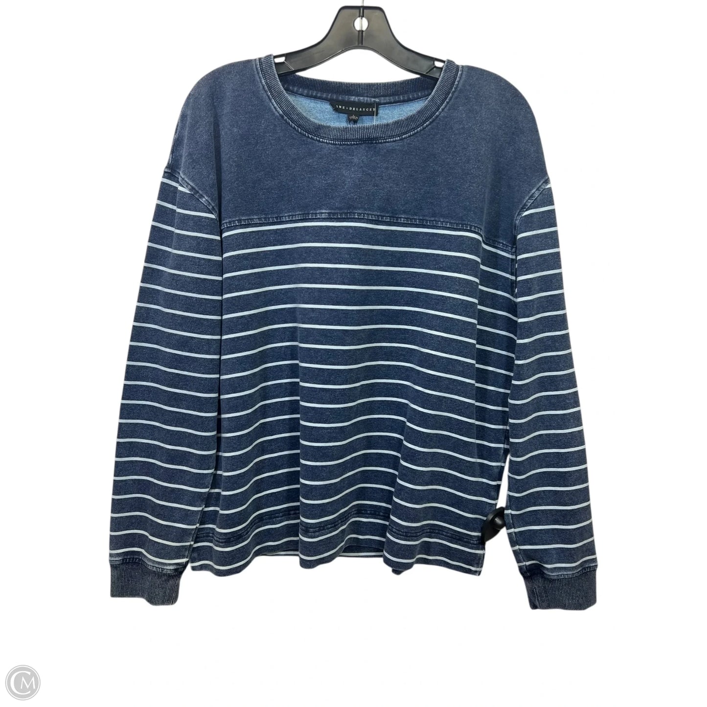 Top Long Sleeve By Jane And Delancey In Blue, Size: L