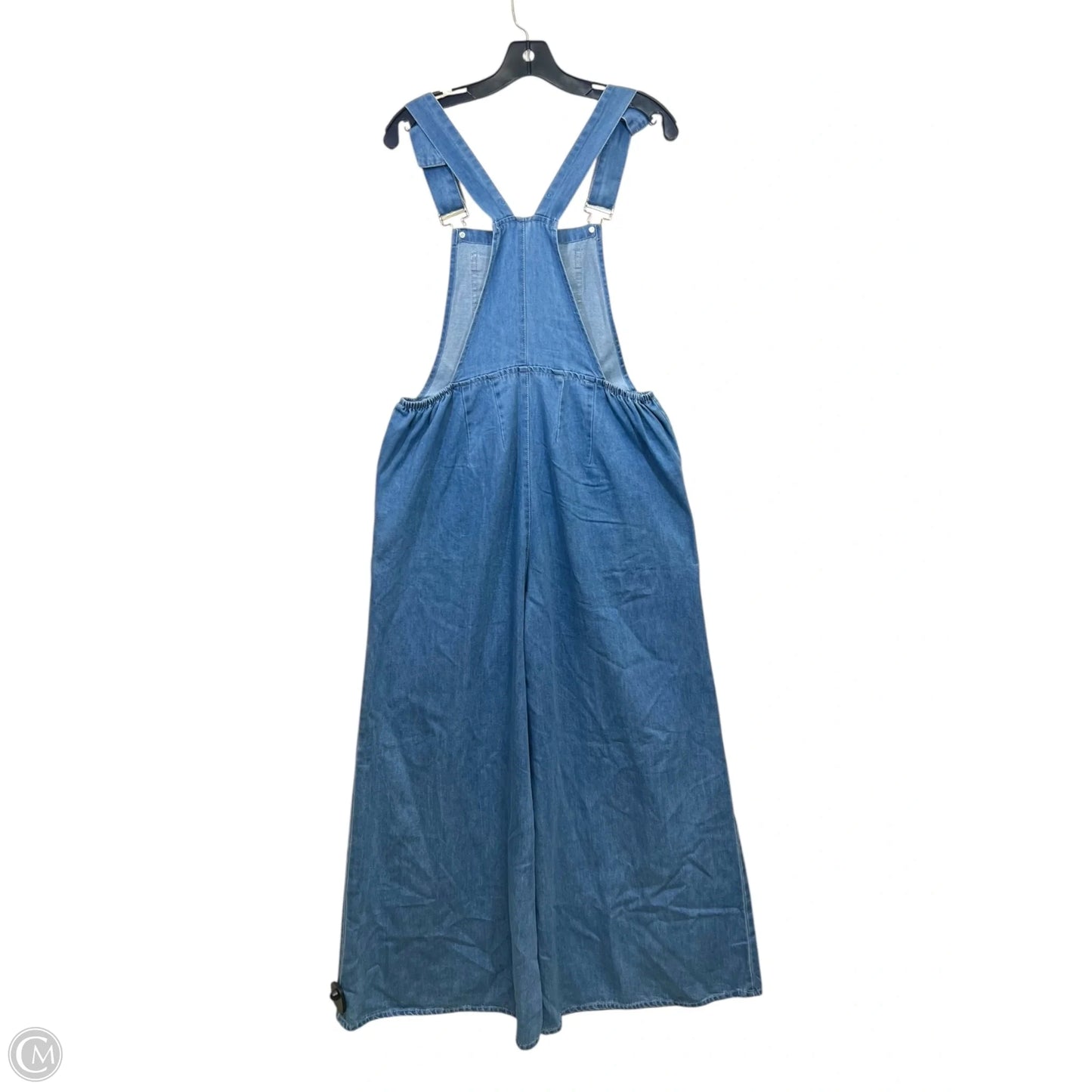 Overalls By Clothes Mentor In Blue Denim, Size: M
