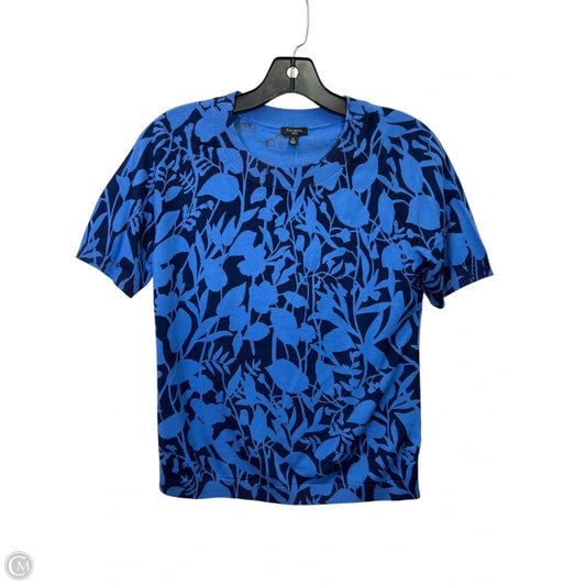 Top Short Sleeve By Talbots In Blue, Size: Sp