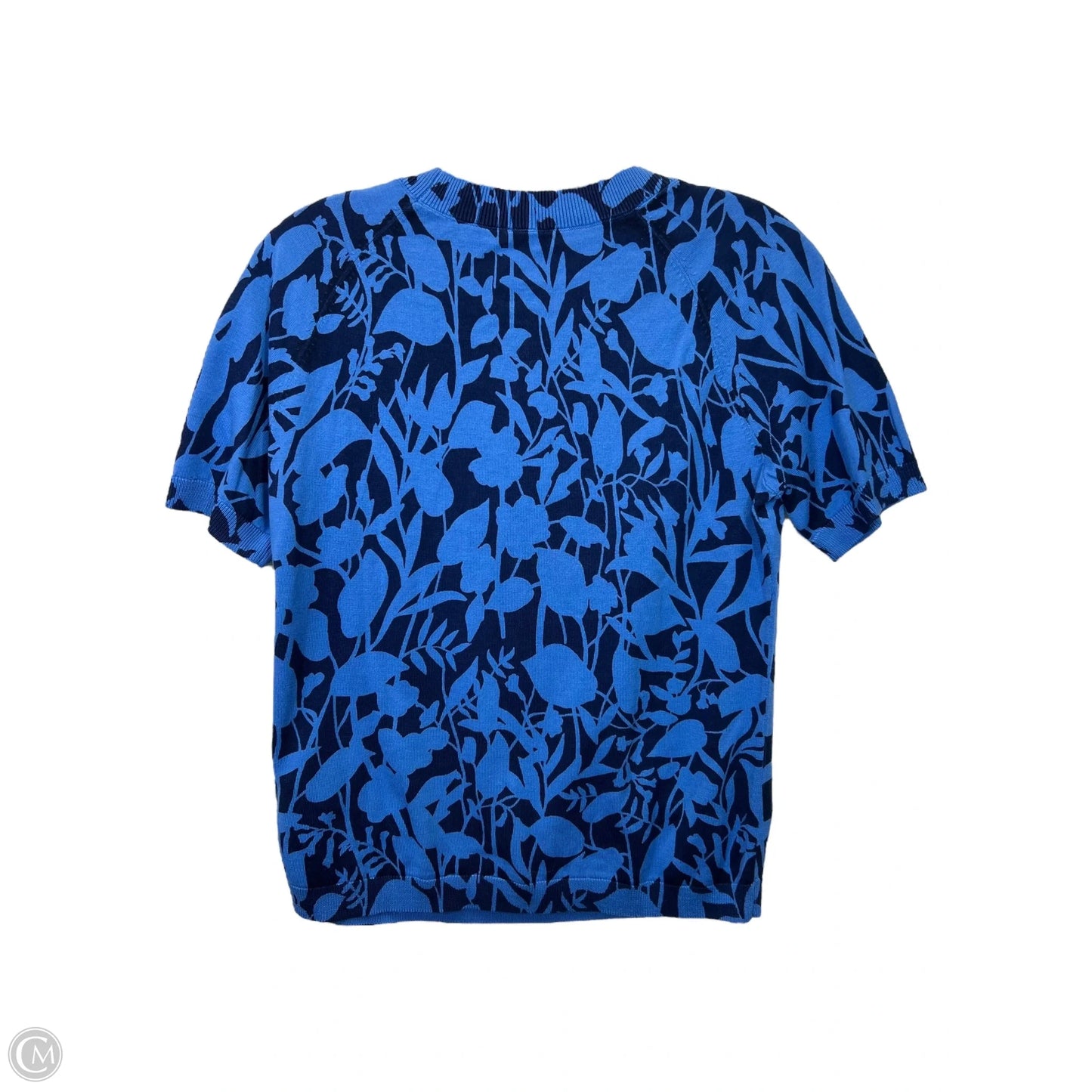 Top Short Sleeve By Talbots In Blue, Size: Sp