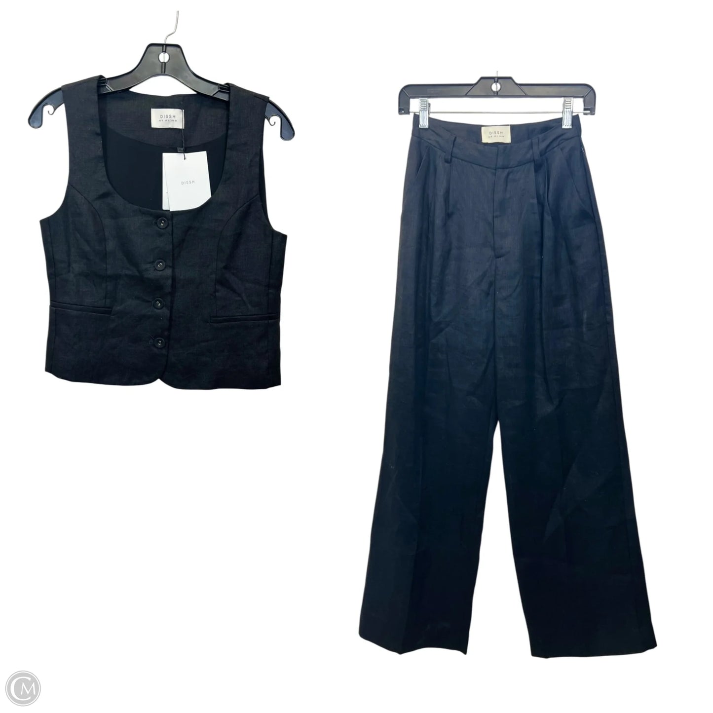 Pants Set 2pc By Dissh In Black, Size: Xs