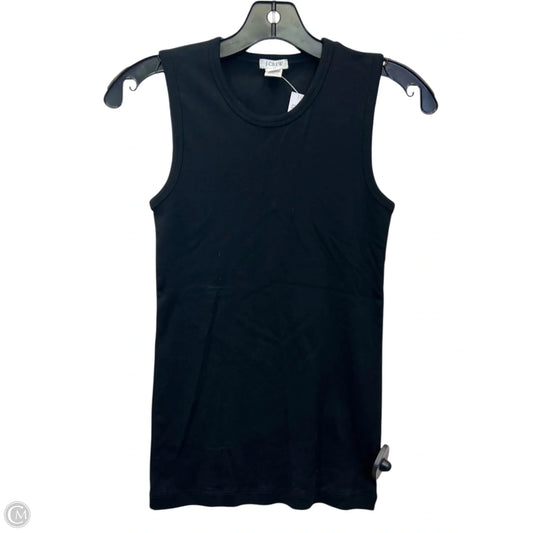 Tank Top By J. Crew In Black, Size: Xxs