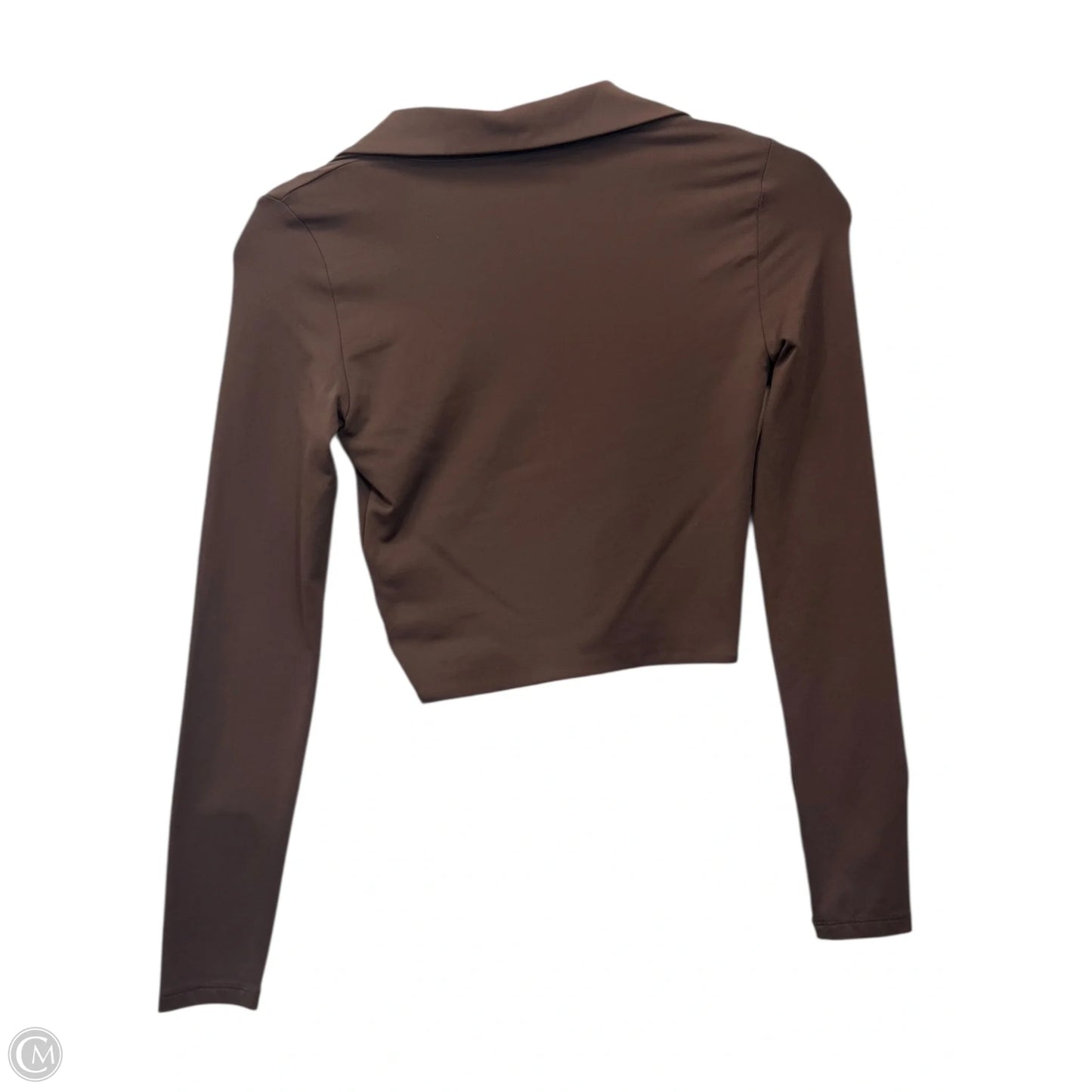 Top Long Sleeve Designer By Babaton In Brown, Size: Xs