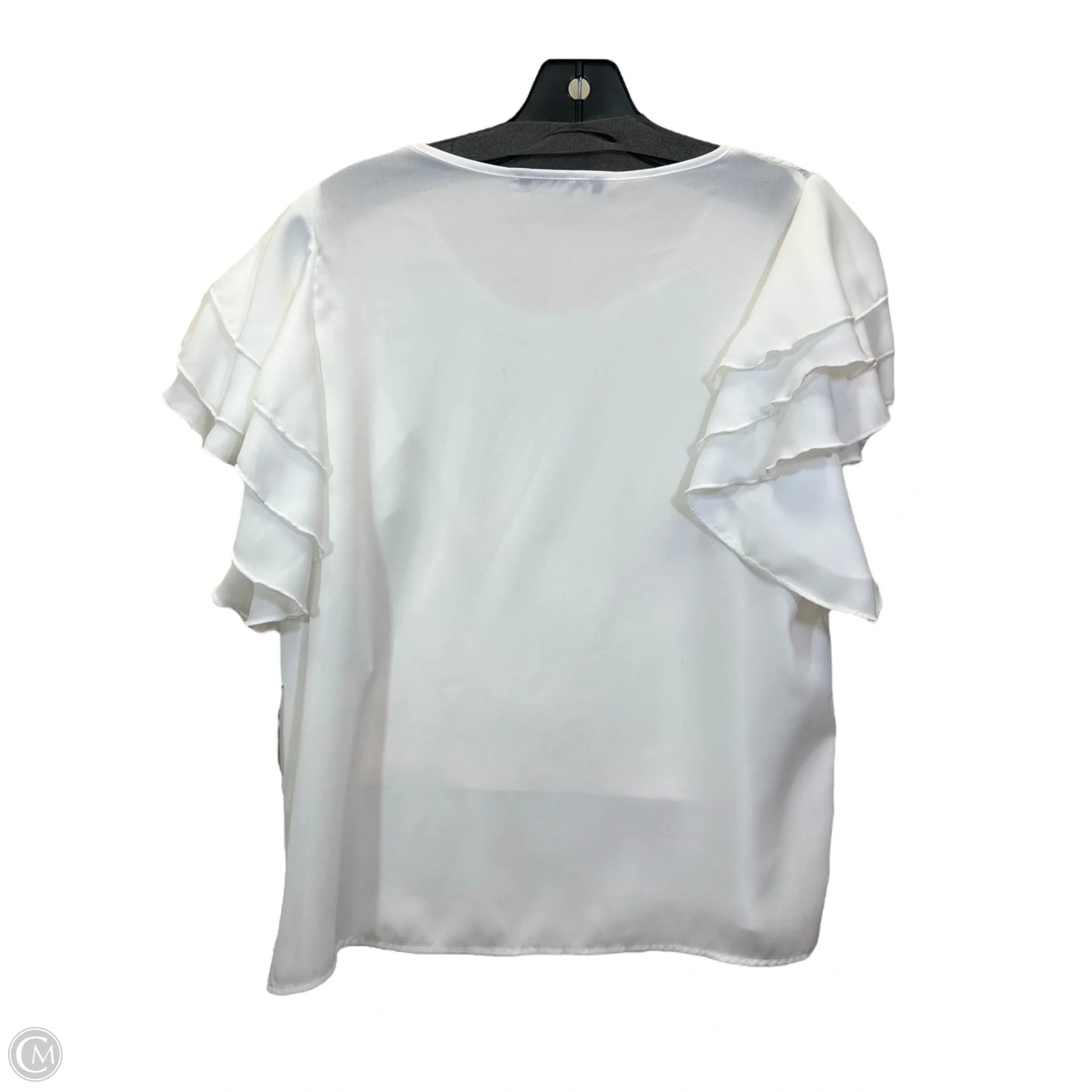 Top Short Sleeve By Vertiche In White, Size: M