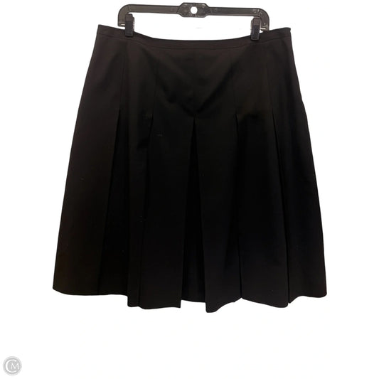 Skirt Luxury Designer By Burberry In Black, Size: Xl