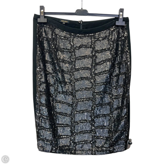 Skirt Designer By Escada In Black, Size: Xl