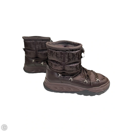 Boots Luxury Designer By Dior In Brown