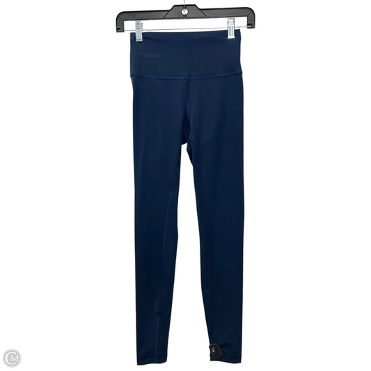 Athletic Leggings By Lululemon In Blue, Size: 4