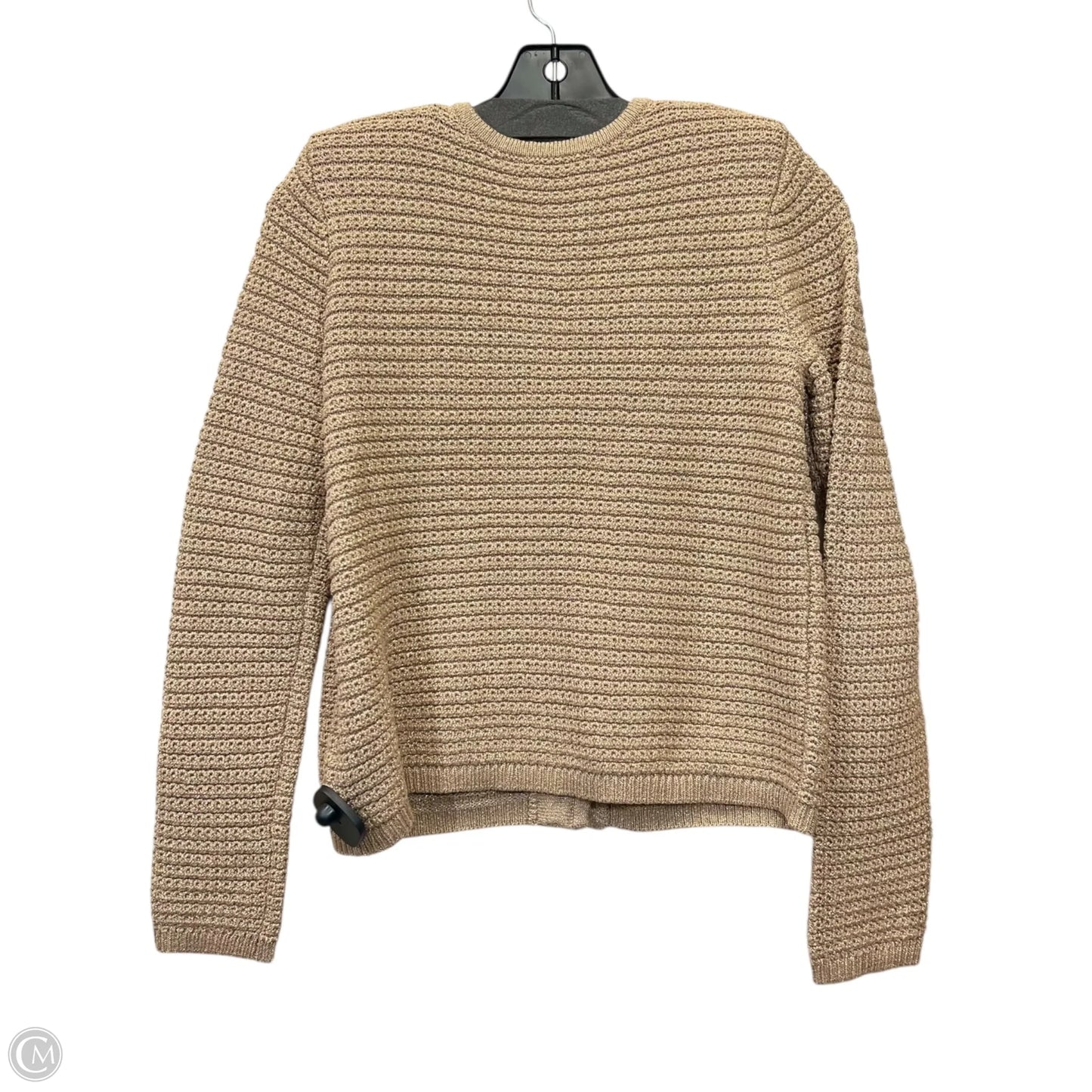 Sweater Cardigan By Talbots In Gold, Size: Sp