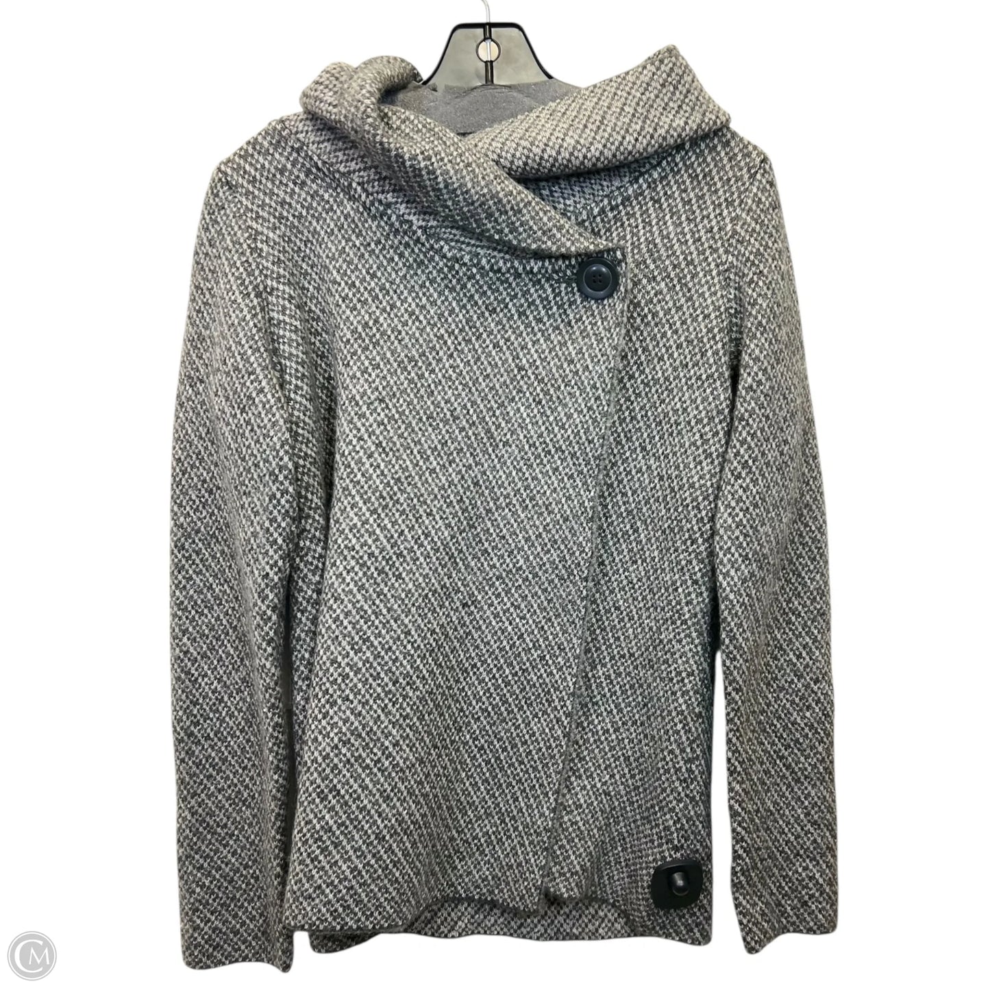 Sweater Cardigan By Max Studio In Grey, Size: S