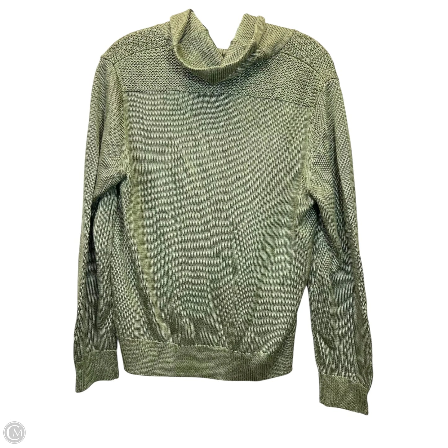 Sweater Designer By Ralph Lauren Black Label In Green, Size: Xl
