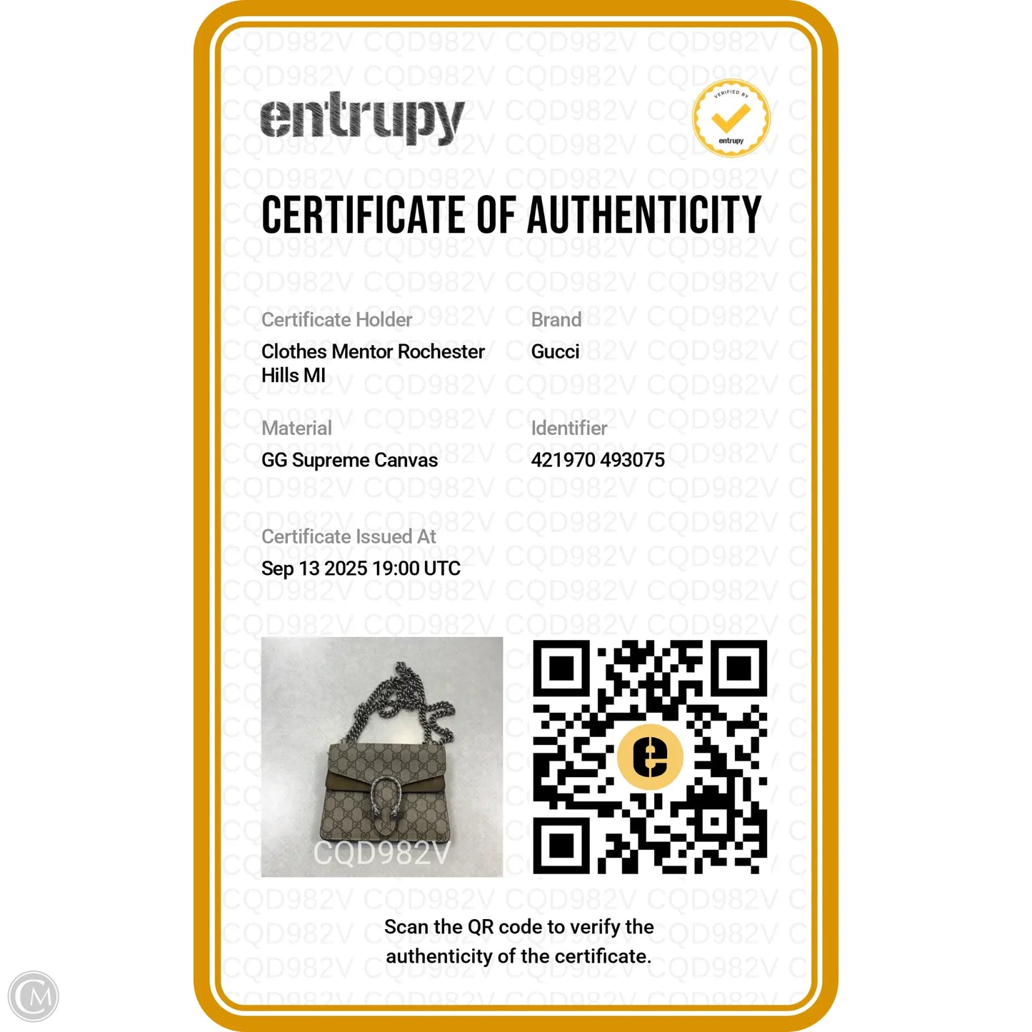 Handbag Luxury Designer By Gucci, Size: Small