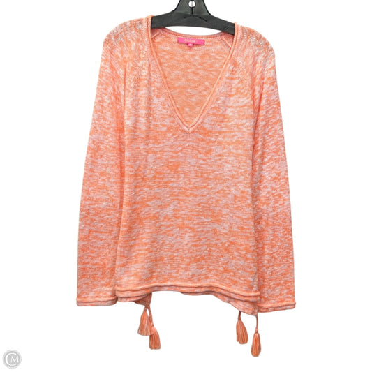 Sweater By Lilly Pulitzer In Orange, Size: Xl