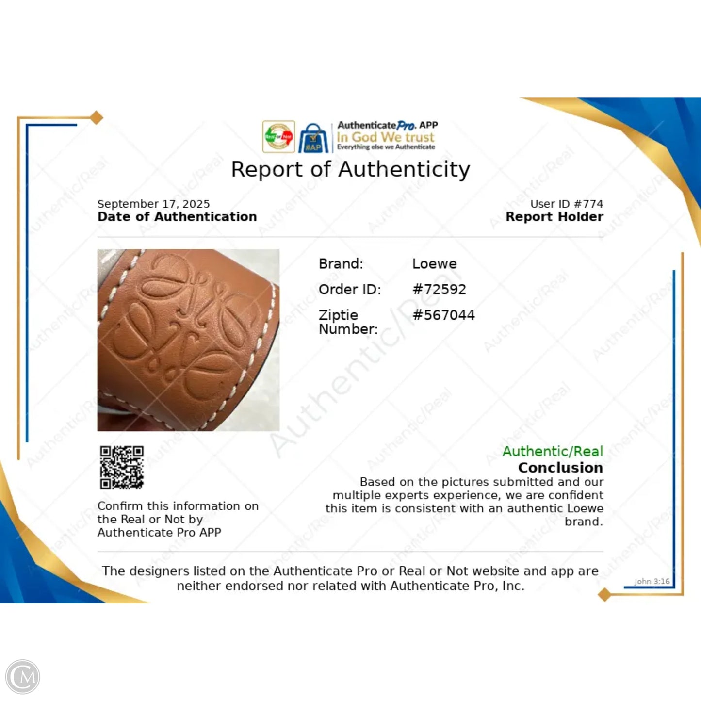 Bracelet Luxury Designer By Loewe