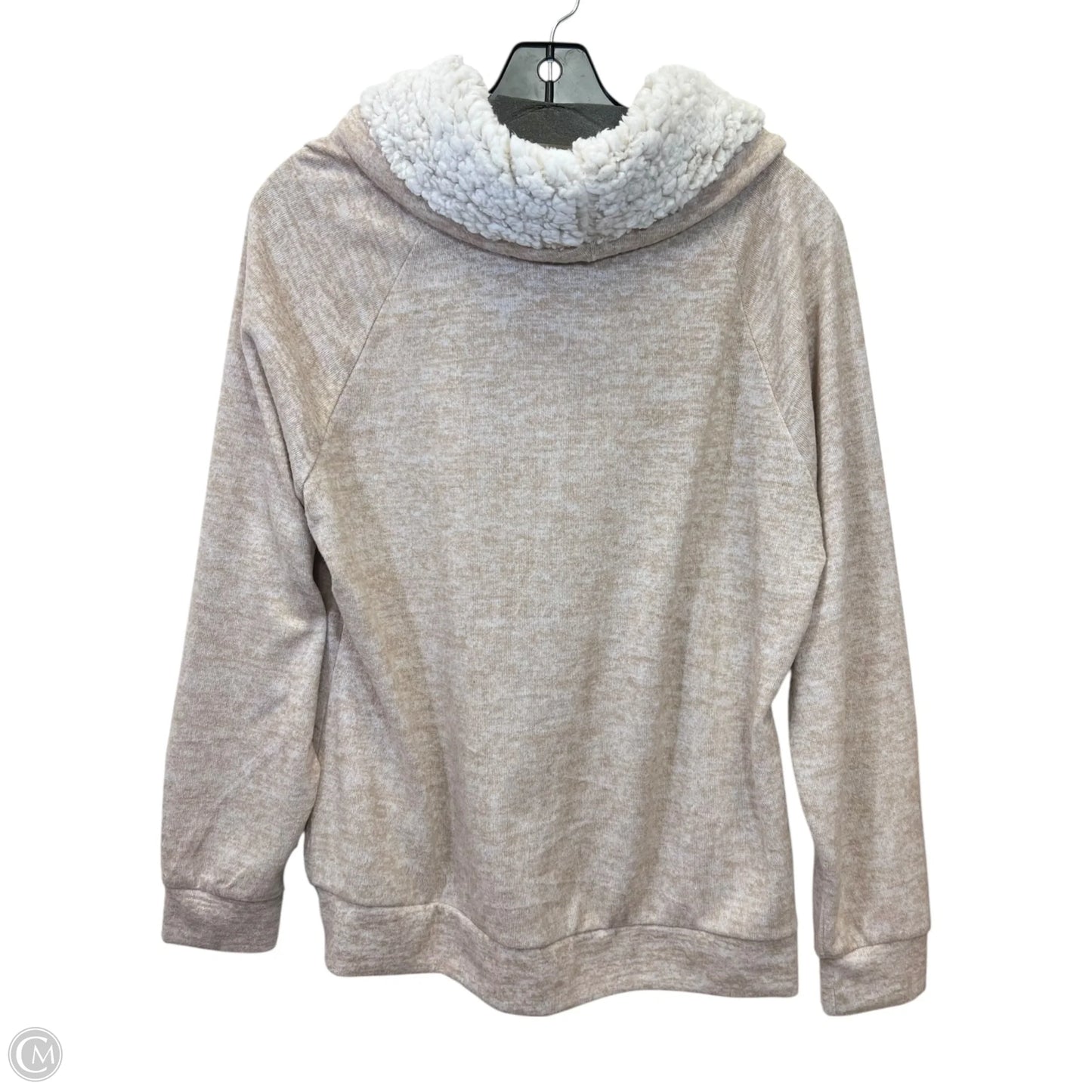 Top Long Sleeve By Ultra Flirt In Tan, Size: Xl