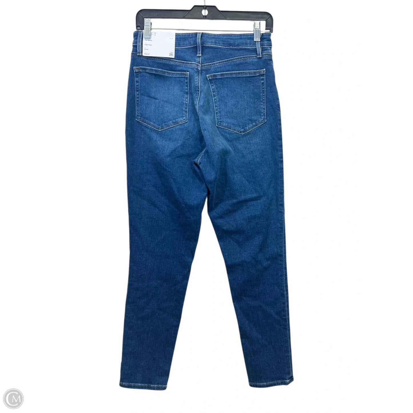 Jeans Skinny By Loft In Blue Denim, Size: 6