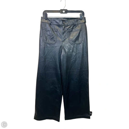 Pants Wide Leg By Loft In Black, Size: 4