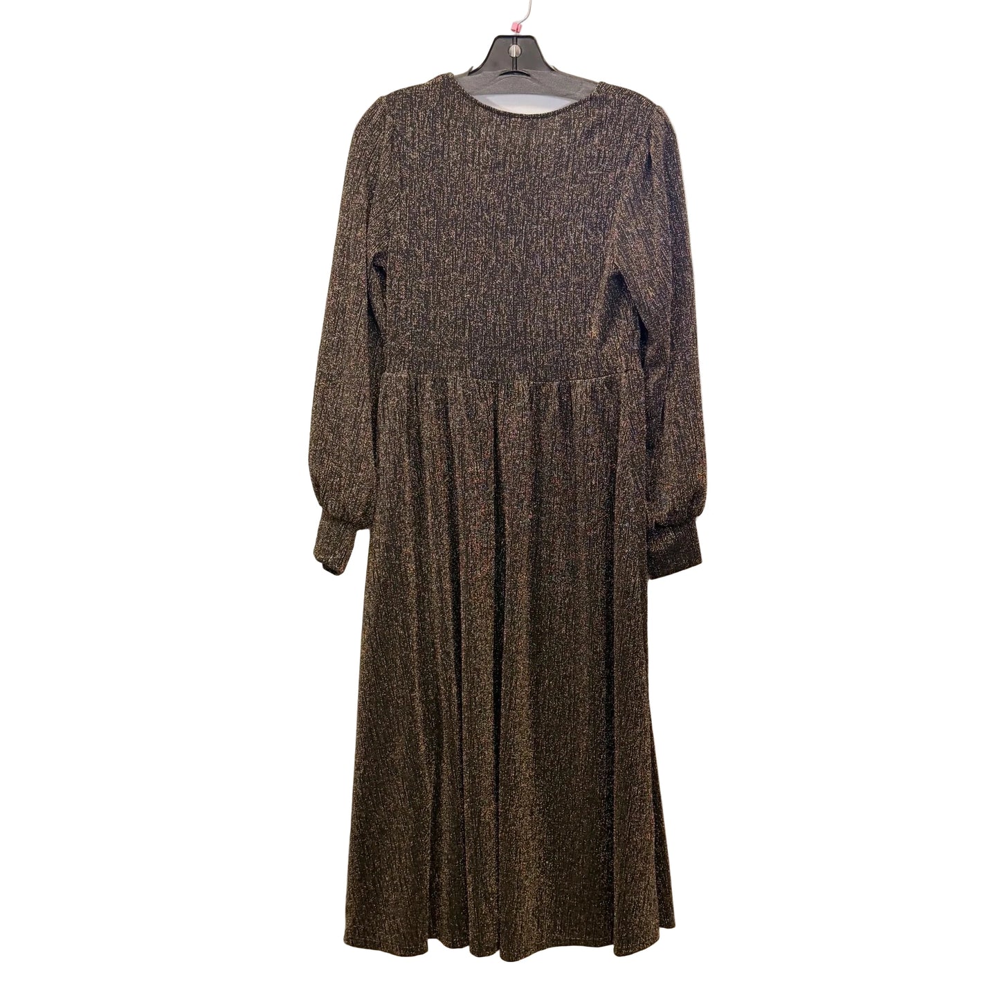 Dress Casual Maxi By Lush In Gold, Size: M