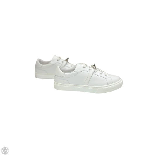 Shoes Luxury Designer By Hermes In White, Size: 7.5