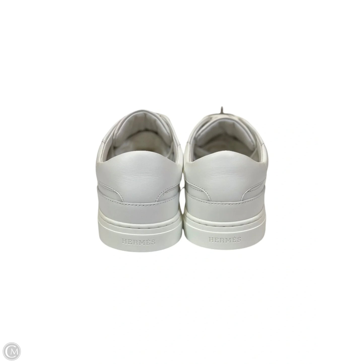 Shoes Luxury Designer By Hermes In White, Size: 7.5