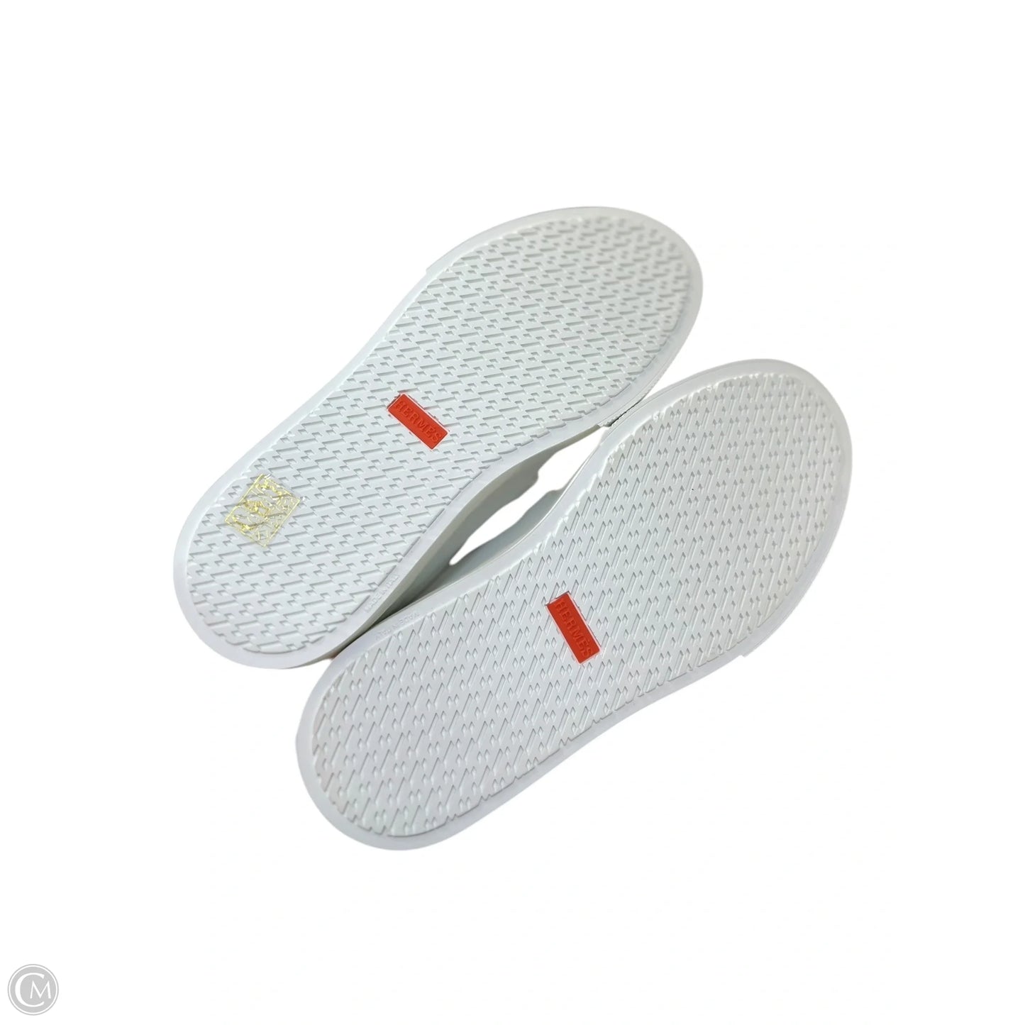 Shoes Luxury Designer By Hermes In White, Size: 7.5