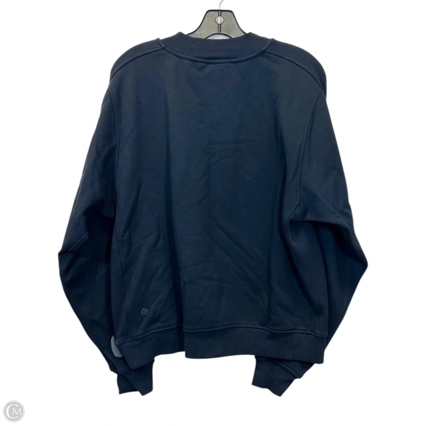 Athletic Sweatshirt Crewneck By Lululemon In Black, Size: 10